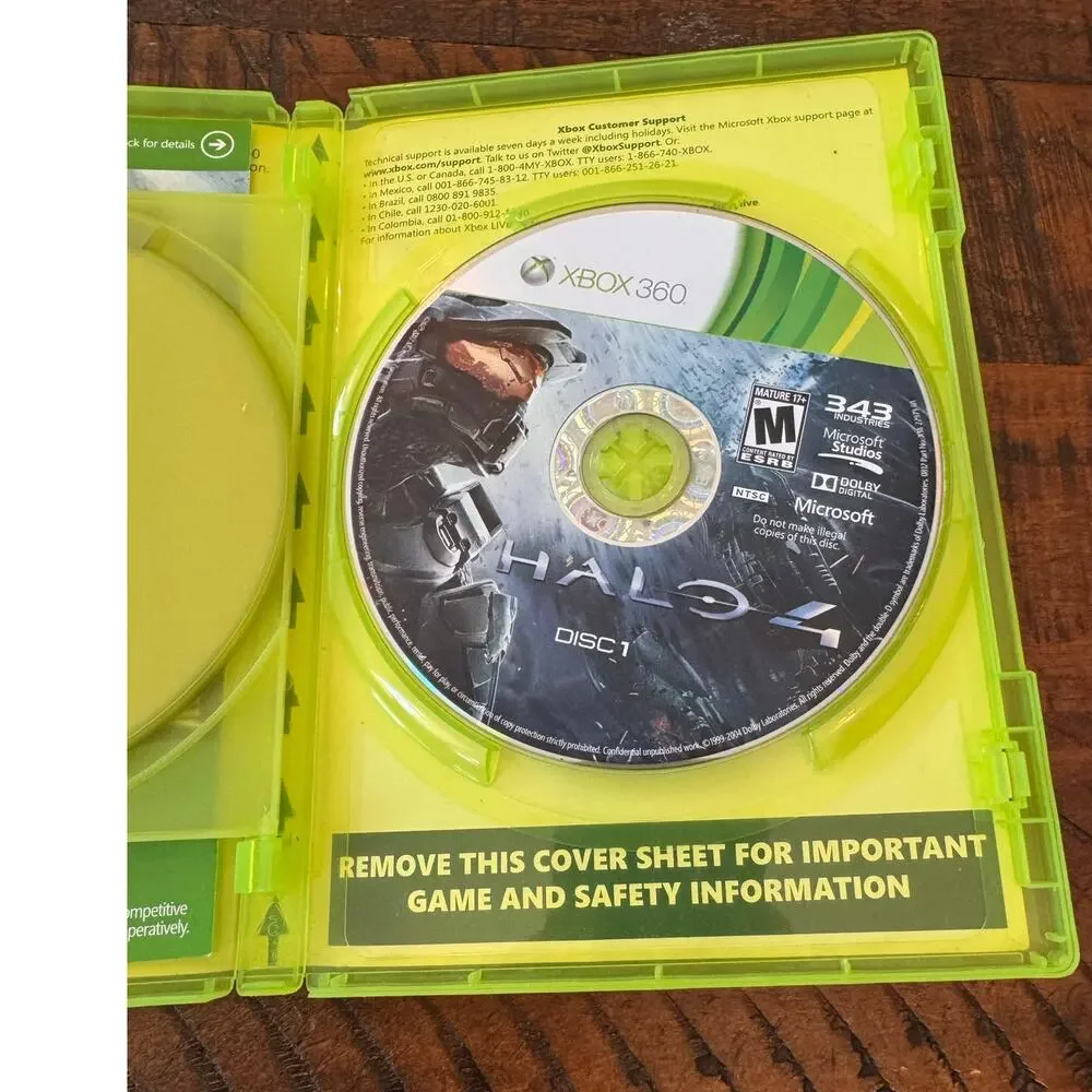 Xbox 360 Bundle Call of Duty Advanced Warfare Day Zero Ed/Halo 4 Works